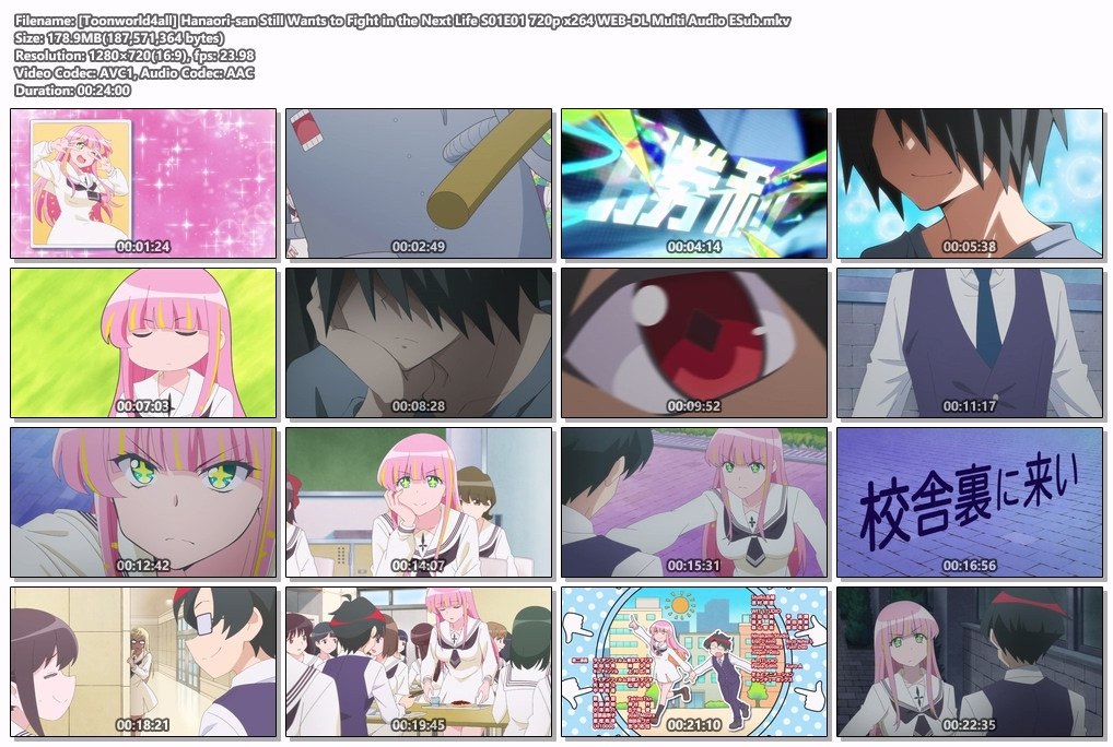 Hanaori-san Still Wants to Fight in the Next Life Season 1 Multi Audio WEB-DL - AnimeDrive